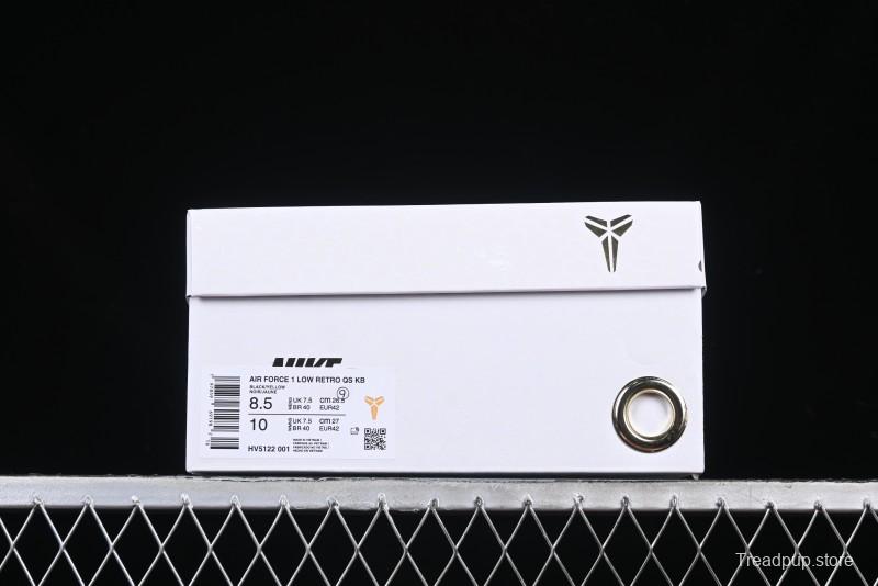 Nike Air Force 1 '07 Low Kobe All-Leather Low-Top Casual Sneakers - HV5122-001