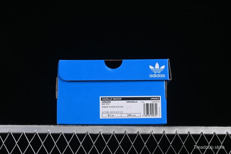 Adidas Originals Gazelle Indoor Retro Casual Anti-Slip Wear-Resistant Low-Top Sneakers - H06259