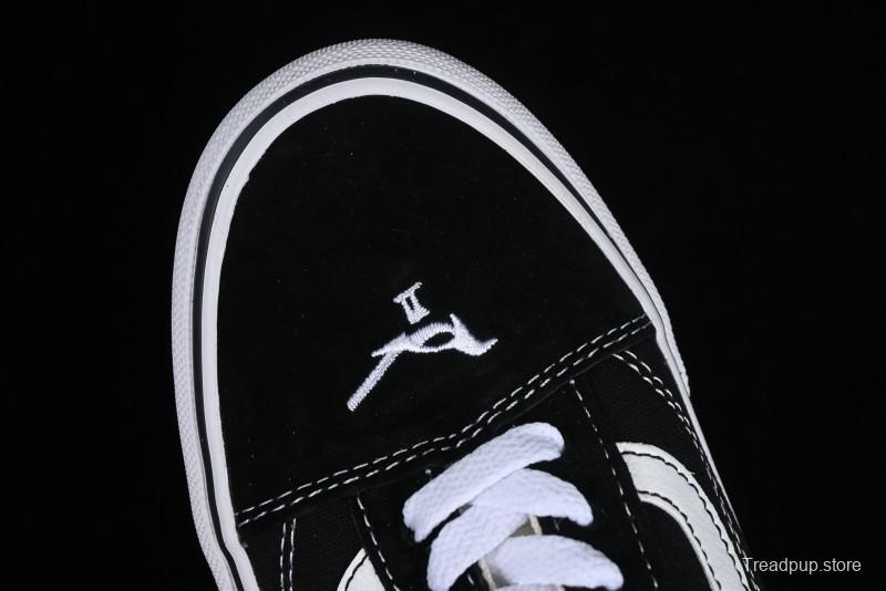 Vans Buzz Old Skool Peace Dove Classic Canvas Patchwork Low-Top Skate Shoes - VN000CR5BPB