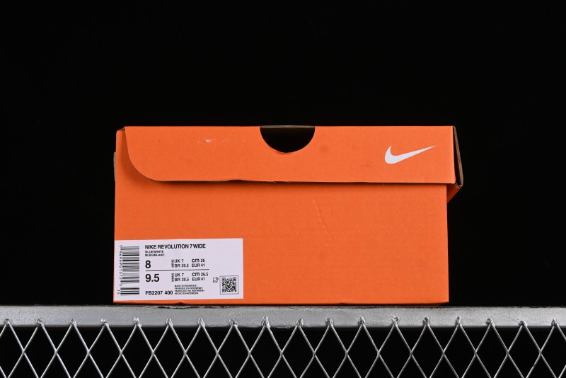 Nike Revolution 7 Wide Low-Top Running Shoes with Breathable Mesh and Durable Cushioning - FB2207-400