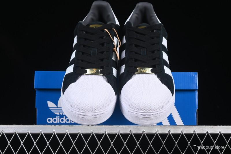 Adidas Originals Superstar XLG Casual Sneakers with Gold Logo Shell Toe and Thick Sole - ID4657