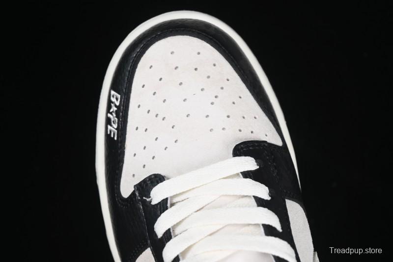 Nike SB Dunk Low BAPE Collaboration Splatter Pig Eight White Hook Anniversary High-End Custom Low-Top Casual Sneakers - DJ2024-053