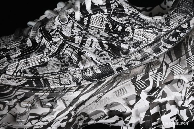 Balenciaga Defender Rubber Platform Sneakers Low-Top Tank Tread Tire Design Outdoor Casual Sports Running Shoes - W2RG19010