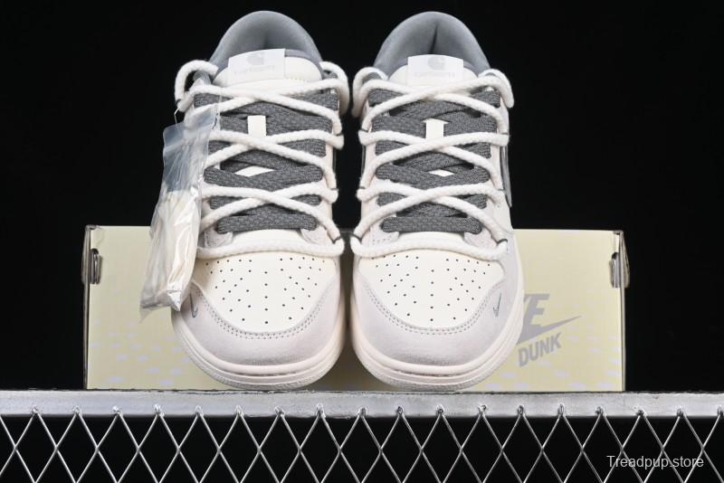 Nike SB Dunk Low Carhartt x Supreme Collaboration Anniversary Edition Customized Low-Top Casual Skate Shoes - YX5066-239