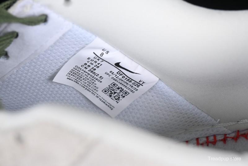 Nike Air Force 1 '07 Low The North Face Collaboration Green Snake Swoosh Casual Sneakers - DF0188-026