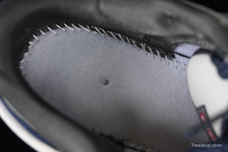 Nike SB Dunk Low Supreme Collaboration - Grey White Blue Swoosh Lace-Up Anniversary Customized Low-Top Casual Skate Shoes - XS1186-100