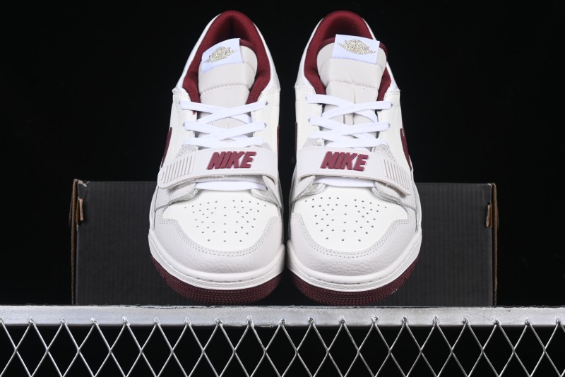 Nike Air Jordan Legacy AJ312 Low Top Sneakers with Velcro Strap and Triple Design - IB4712-161
