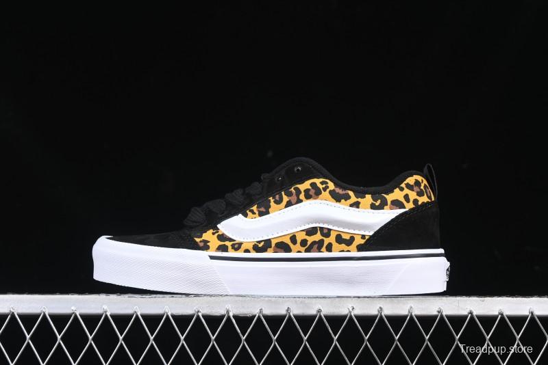 Vans Knu Skool Low Top Casual Sneakers in Leopard Print - VN000CR5CJK
