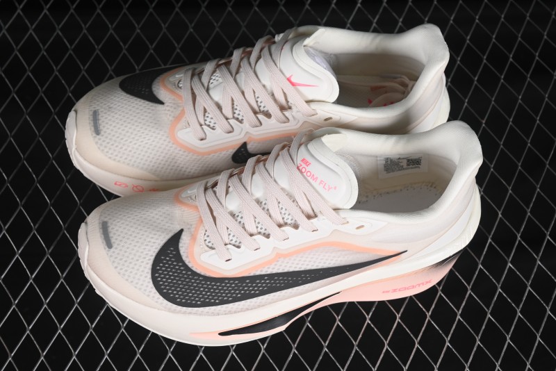 Nike Zoom Fly 6 Lightweight Responsive Running Shoes with Flyknit and React Technology - FN8455-102