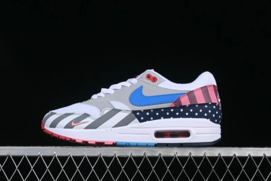 Nike Air Max 1 Retro Running Shoes with Half-Sole Air Cushion - AT3057-100