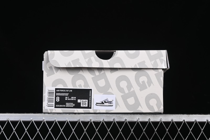 Nike Air Force 1'07 Low The North Face Collaboration Black Beige Grey Casual Sneakers - XZ6188-976
