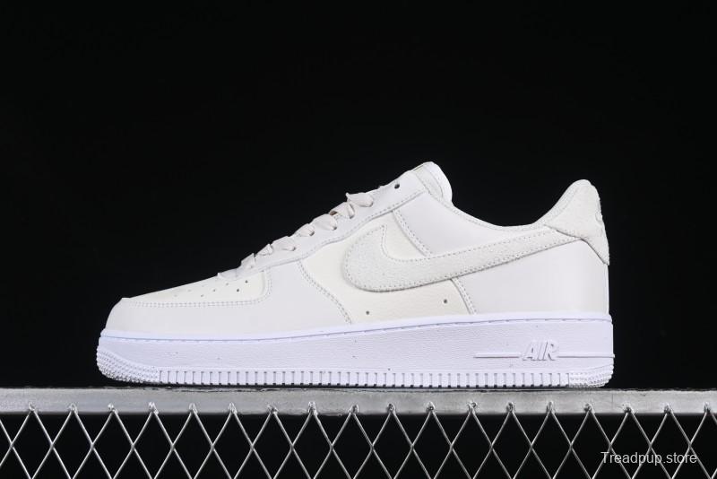 Nike Air Force 1 Low "Triple White Beige" Sneakers