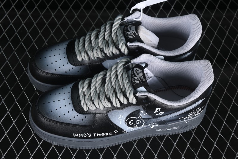 Nike Air Force 1'07 Low Gradient Skeleton Casual Sneakers - YD2425-110