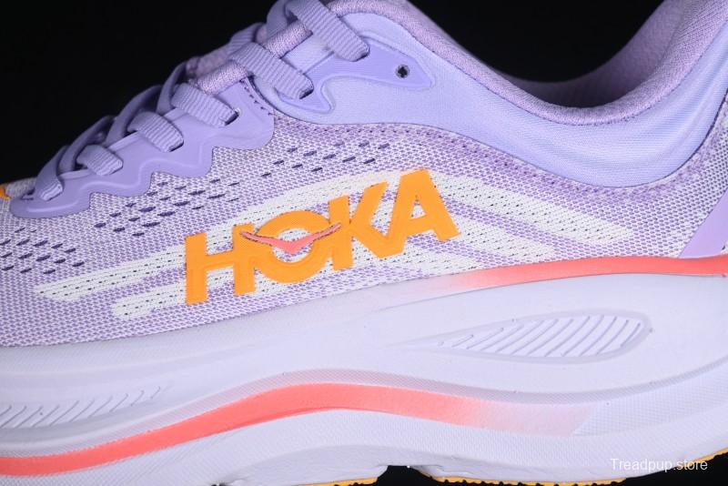 HOKA ONE ONE Bondi 9 Knit Lightweight Casual Running Shoes - 1162012 AGH
