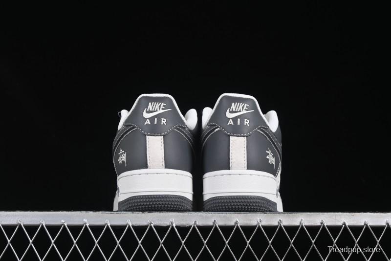 Nike Air Force 1'07 Low Stussy Collaboration Star Dust Grey Low-Top Casual Sneakers - XZ6188-229