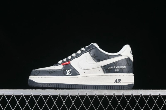 Nike Air Force 1 '07 Low LV Collaboration Beige Print Casual Sneakers - CS5288-002