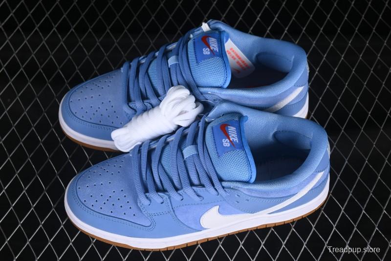 Nike SB Dunk Low Pro ISO University Blue Low-Top Skate Shoes - FJ1674-401