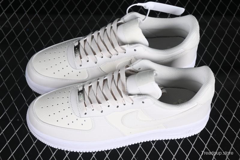 Nike Air Force 1 Low "Triple White Beige" Sneakers