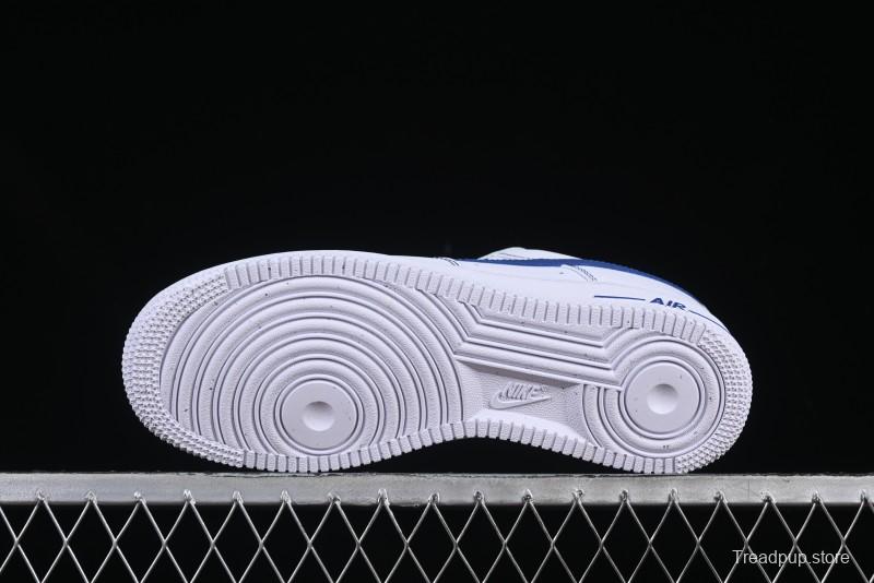 Nike Air Force 1 Low White & Blue – Iconic Leather Sneakers