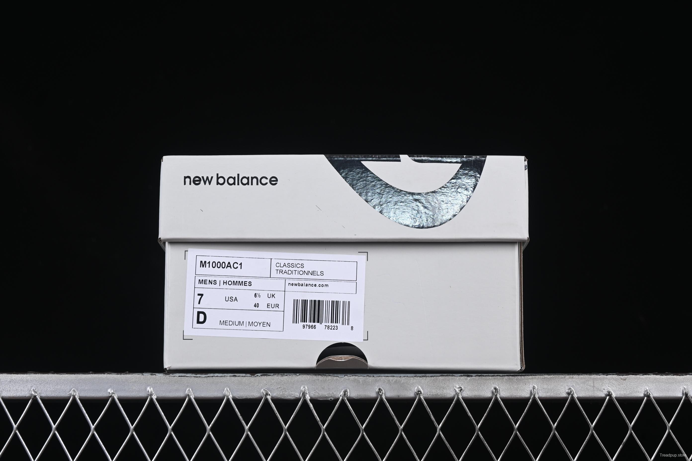 New Balance 1000 Series Retro Dad Style Low-Top Casual Running Shoes - M1000AC1