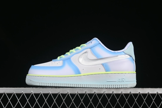 Nike Air Force 1'07 Low Jelly Blue Casual Sneakers - HJ4399-400