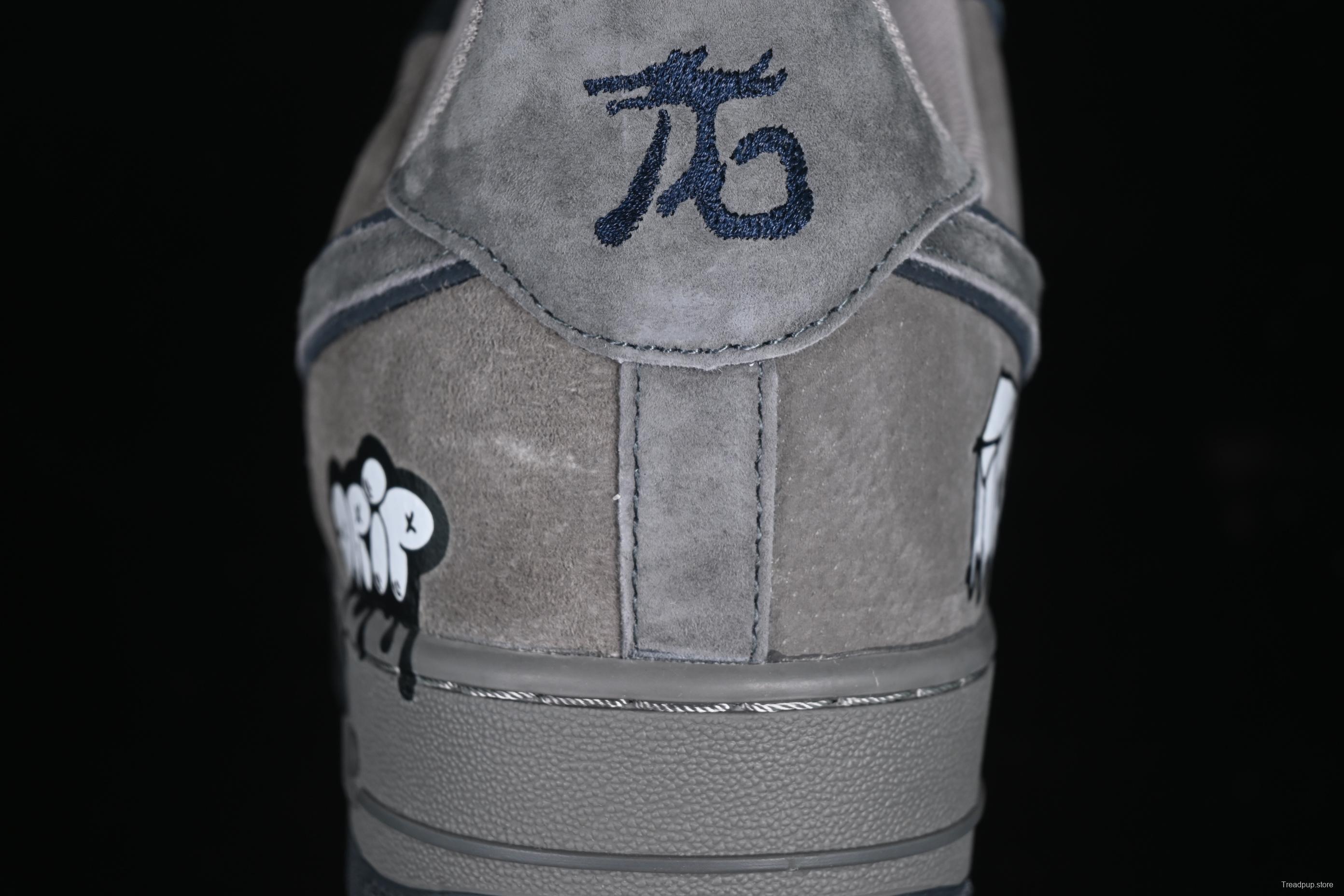 Nike Air Force 1'07 Low "Box Ghost" Comic Series Casual Sneakers - CD1221-806