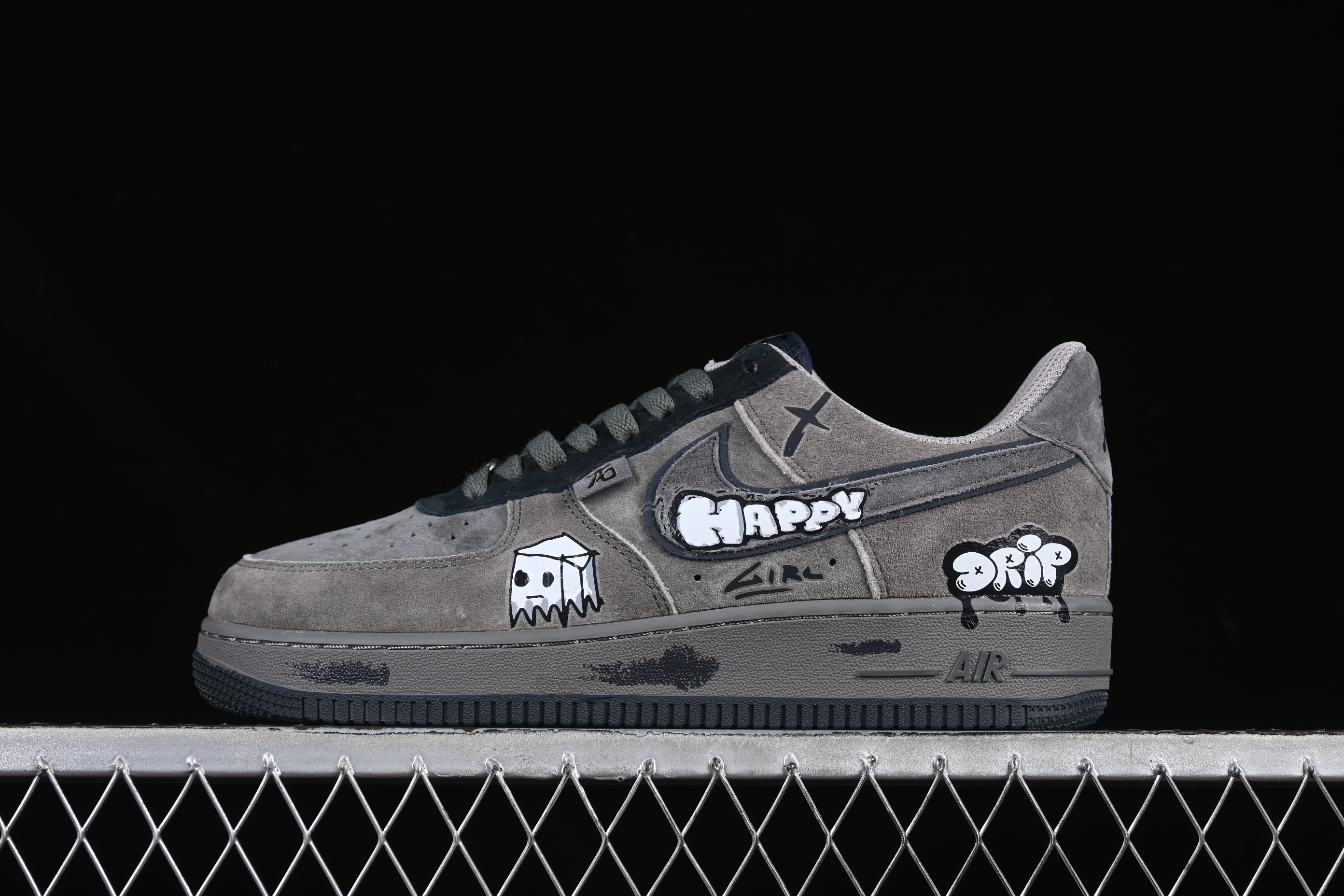 Nike Air Force 1'07 Low "Box Ghost" Comic Series Casual Sneakers - CD1221-806