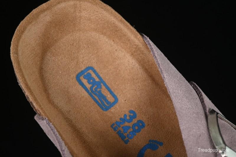 Birkenstock Arizona Soft Footbed Sandals with Suede Leather and Lambswool Lining - G.D4