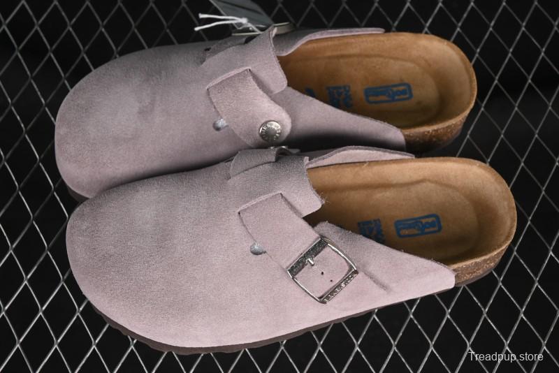 Birkenstock Arizona Soft Footbed Sandals with Suede Leather and Lambswool Lining - G.D4