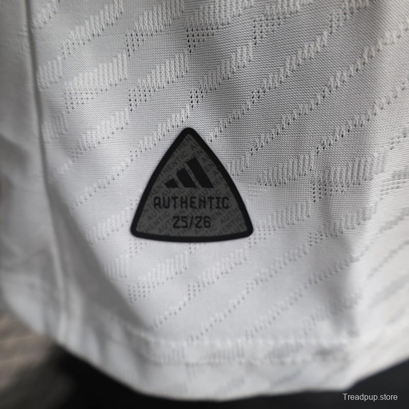 Player Version 25/26 Ajax White Jersey with Bob Marley Tribute Design