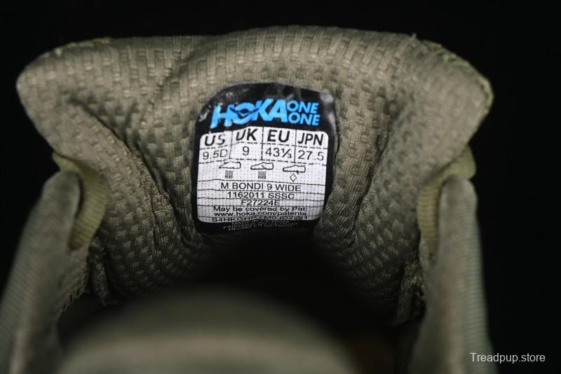 HOKA ONE ONE Bondi 9 Cushioned Running Shoes with Engineered Mesh Upper - 1162011 SSSC