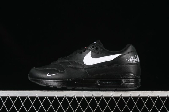 Nike Air Max 1 Retro Running Shoes with Half-Sole Air Cushion - HF8813-001