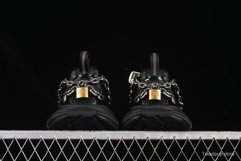 Balenciaga Phantom Sneaker 3XL Running Shoes with Transparent Heel Strap - W3XPL1882