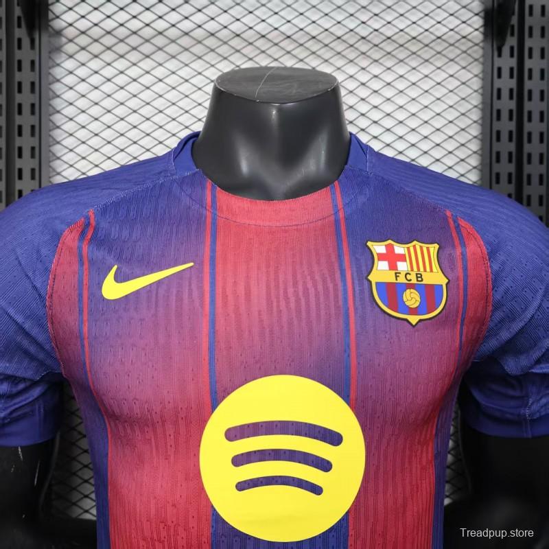 Player Version 25/26 Barcelona Home Jersey