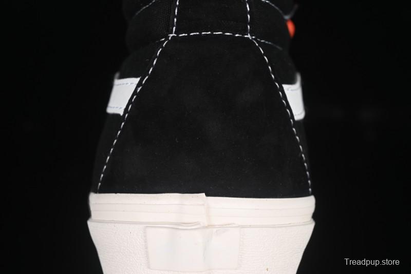 Fear of God x Vans Sk8-Hi High-Top Sneakers in Minimalist Black/White - VN0A2XS1ML5