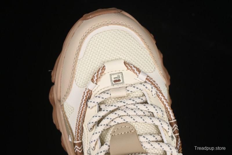 Fila Heritage Fluid Cat Paw 5.0 Retro Dad Shoes with Lace-Up Design - F12W442115FAS