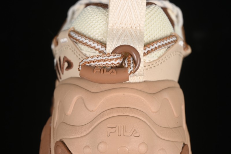 Fila Heritage Fluid Cat Paw 5.0 Retro Dad Shoes with Lace-Up Design - F12W442115FAS