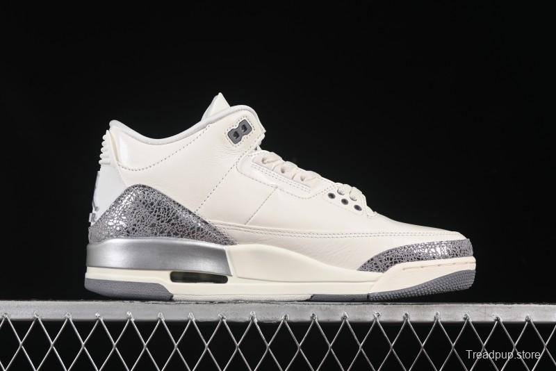 Nike Air Jordan 3 Retro OG Sail Metallic Silver - CK9246-100
