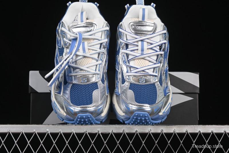 Off-White Be Right Tie-Dye Blue Low-Top Lifestyle Casual Shoes - X.E5