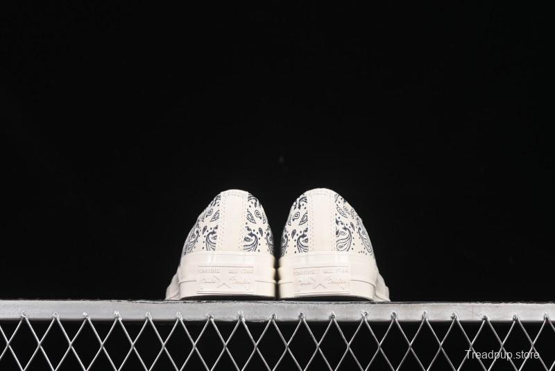 Converse Chuck 1970s Low Top Casual Sneakers with Paisley Pattern - A15752C