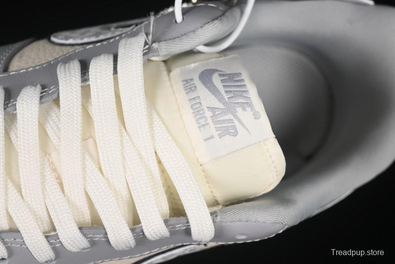Nike Air Force 1 '07 Low Kaws Collaboration Beige Grey Casual Sneakers - KK1988-077