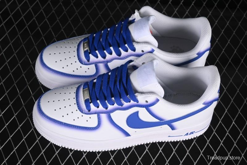 Nike Air Force 1'07 Low Blue Planet Casual Sneakers with Full-Length Air Cushion - ZH0316-079