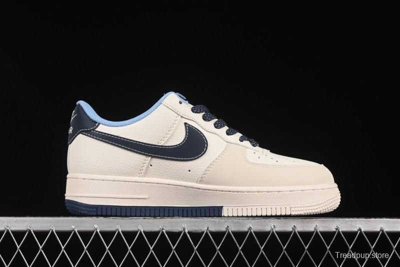 Nike Air Force 1 '07 Low Supreme Collaboration Dual-Tone Blue Label Casual Sneakers - XS1958-565