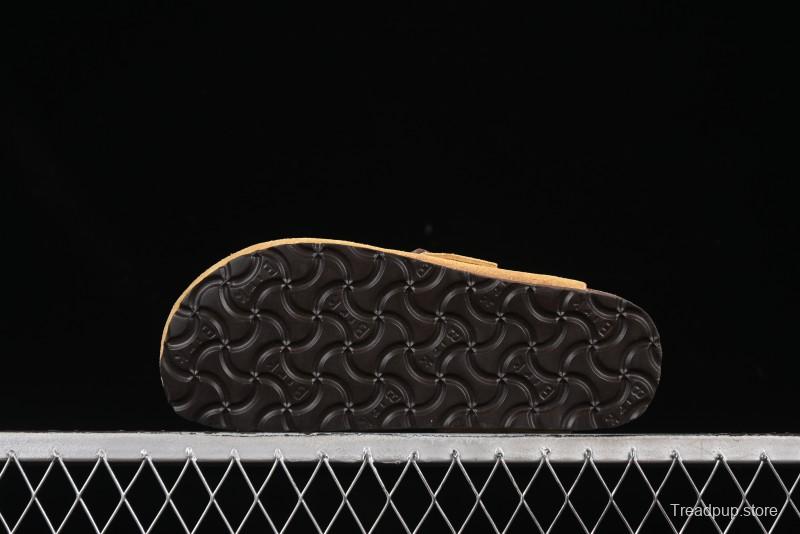 Birkenstock Arizona Soft Footbed Sandals with Suede Leather and Lambswool Lining - G.D4