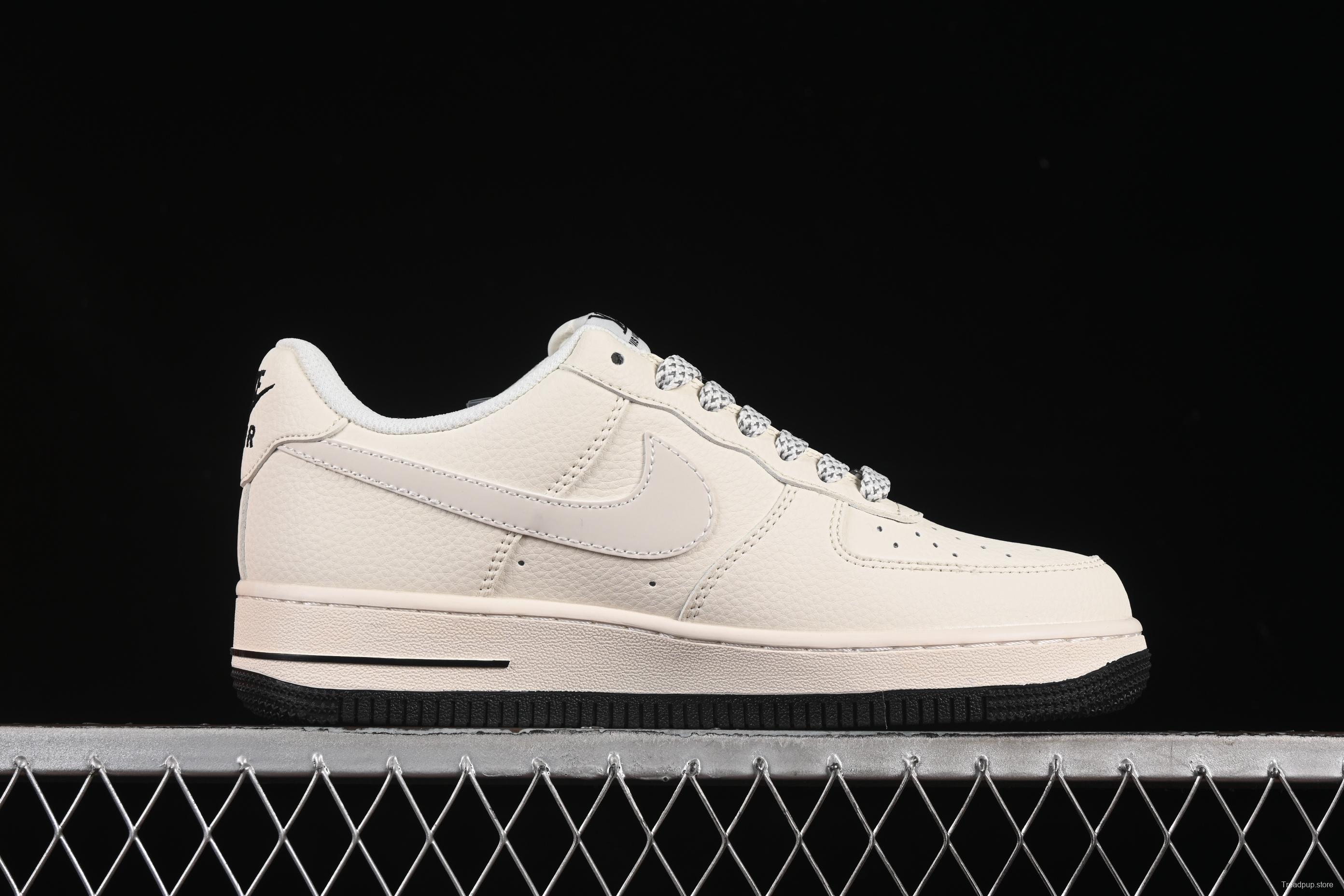 Nike Air Force 1'07 Low LV Collaboration Off-White Black Sole Casual Sneakers - XX3168-139