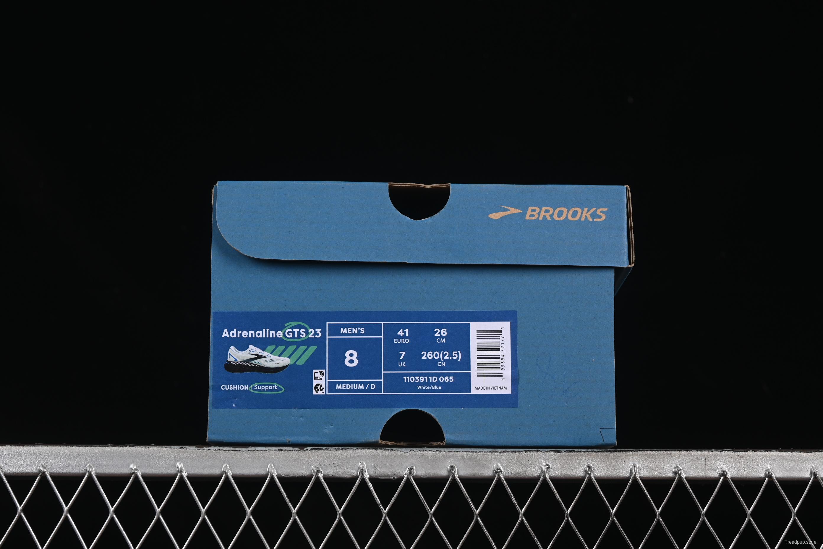 Brooks Adrenaline GTS 23 Running Shoes with Mesh Upper for Enhanced Breathability - 1103911D065