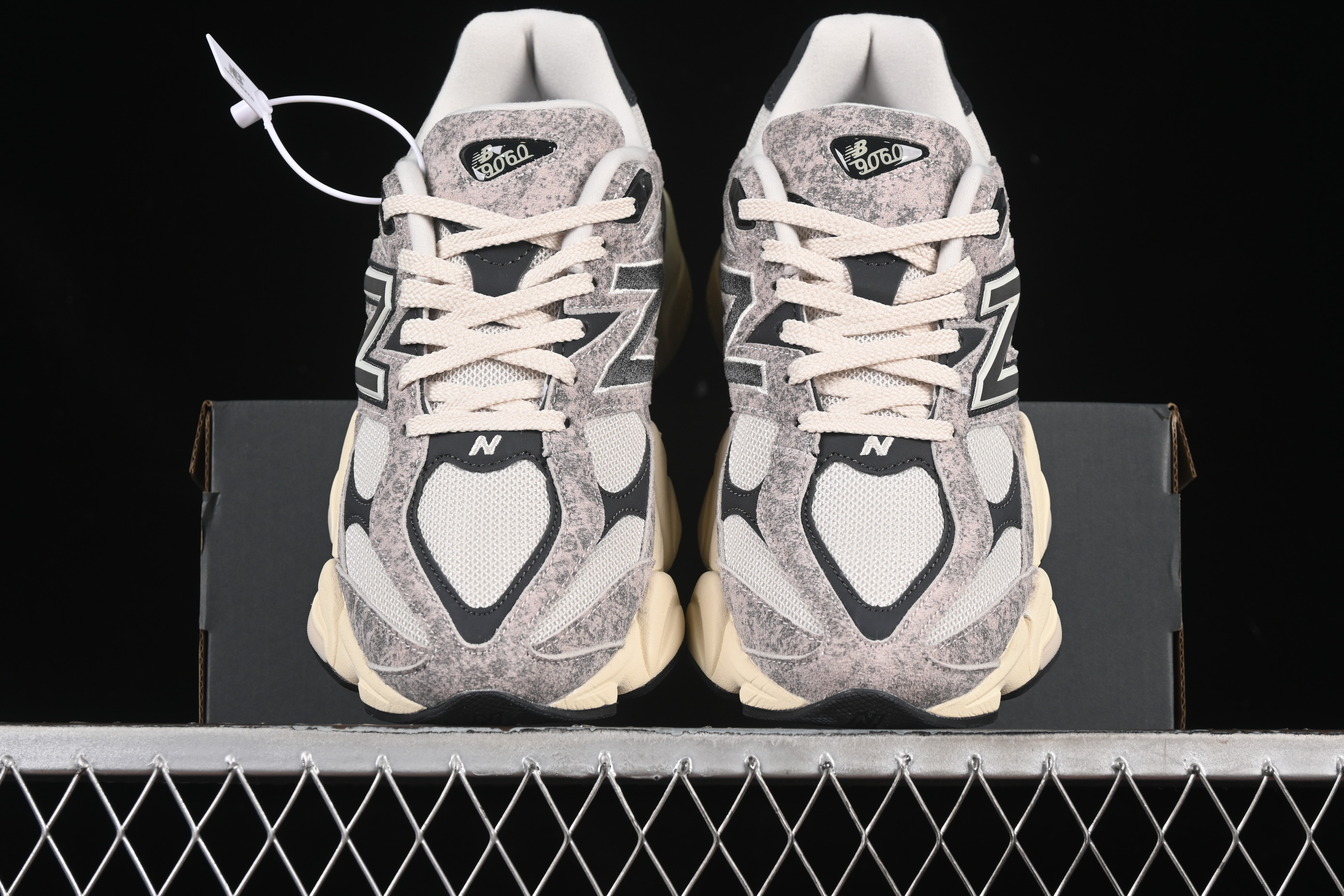 Joe Freshgoods x New Balance 9060 Retro Casual Running Sneakers with ABZORB Cushioning - U9060SNA