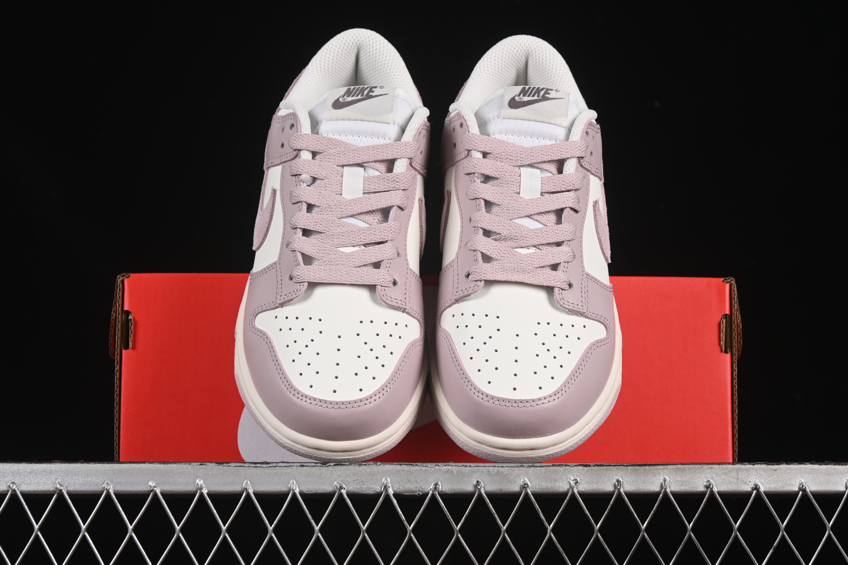 Nike SB Dunk Low White Light Purple Low-Top Casual Skate Shoes - FB9109-122