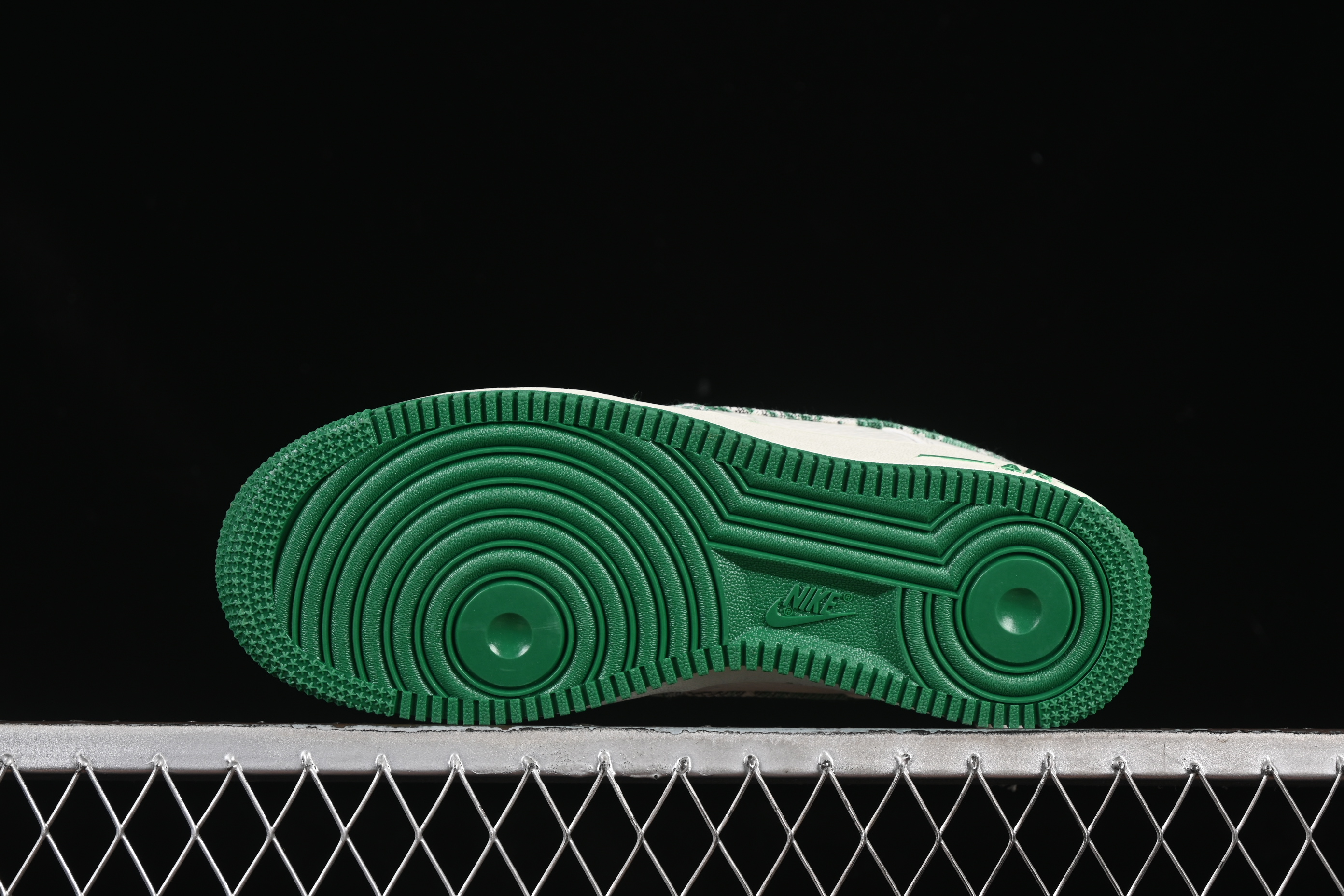 Nike Air Force 1 '07 Low LV Collaboration Green Denim Casual Sneakers - SC9207-538
