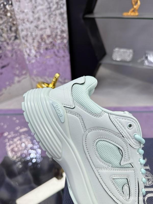 2024 Unisex Dior Stone Island Mint White Mesh B30 Sneakers MJ00330